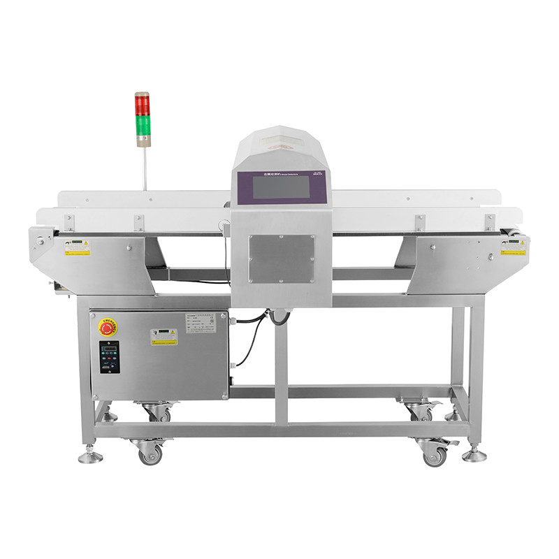 Full Structure Takes Of Stainless 304 Food Metal Detector With Push Rod And Flap Drop Rejection