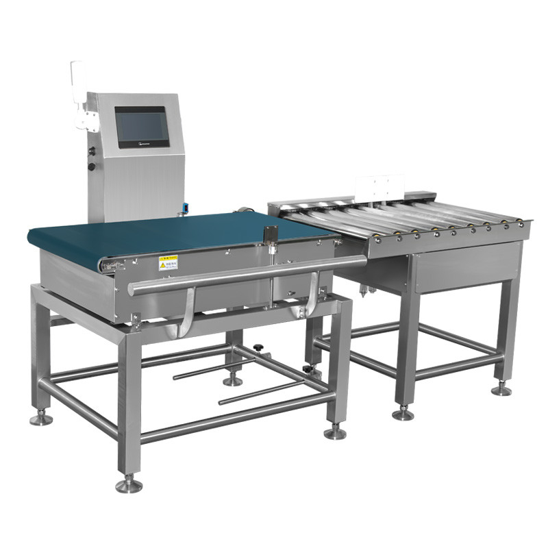 High Accuracy Industrial Conveyor Belt Weighing Scale Check Weigher For Food Pack