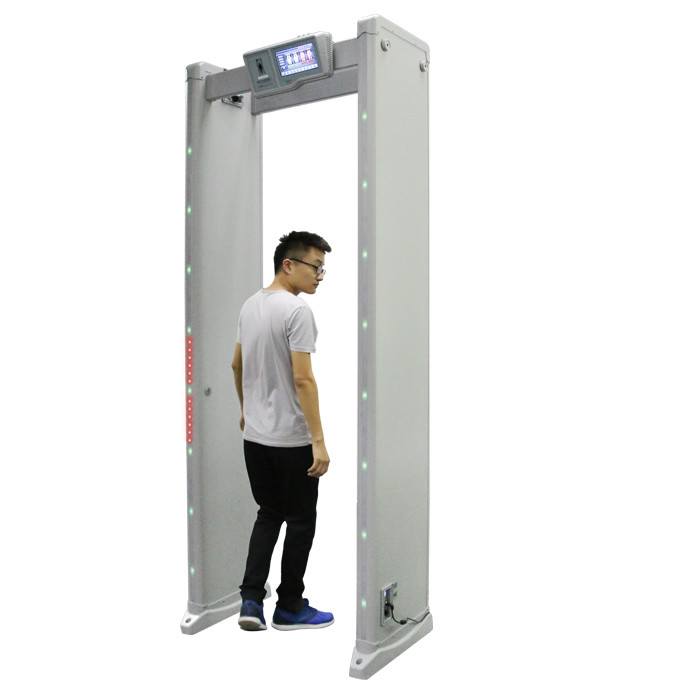 Portable Walk Through Metal Detector Security Gate 20W With Sound / Light Alarm
