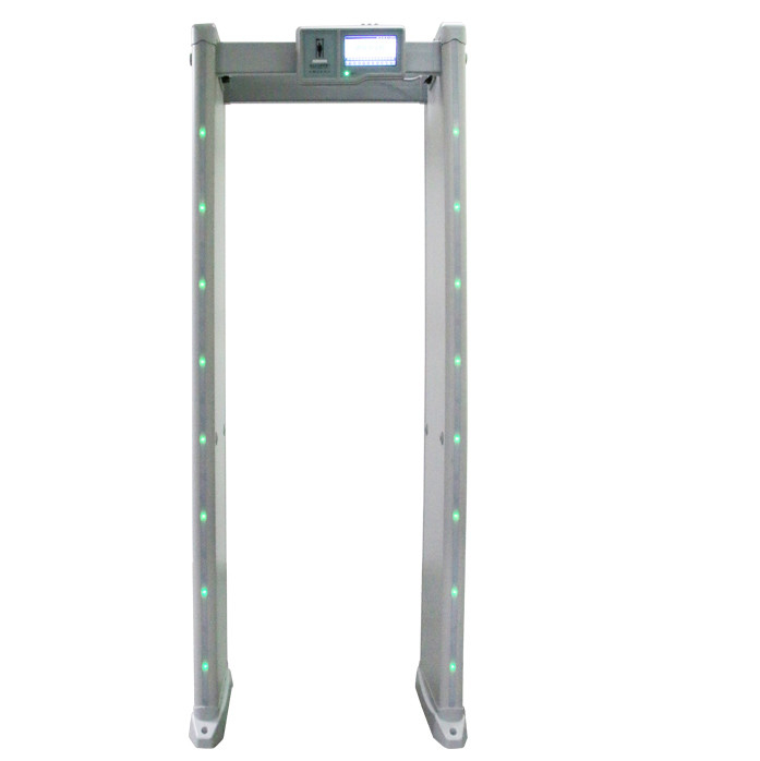 Portable Walk Through Metal Detector Security Gate 20W With Sound / Light Alarm