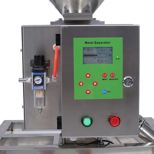Gravity Free Fall Metal Separator Detector For Food Industry Inspect Metal Particle