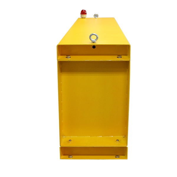 Yellow Food Grade Metal Detector For Slag Processing , Building Material Recycling